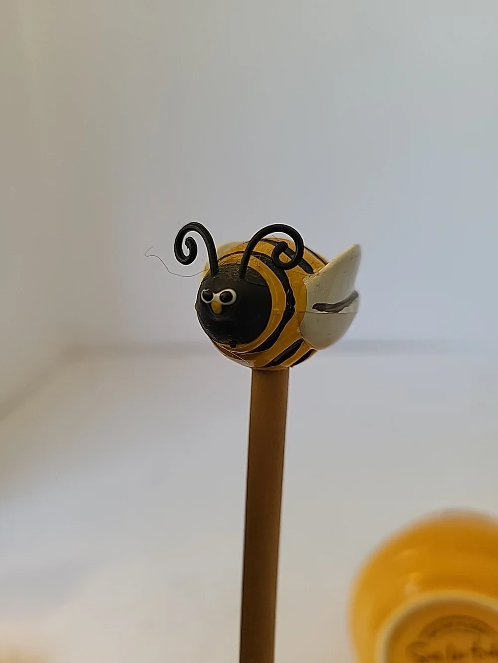 Sur La Table Ceramic Beehive Honey Jar in Sunny Yellow